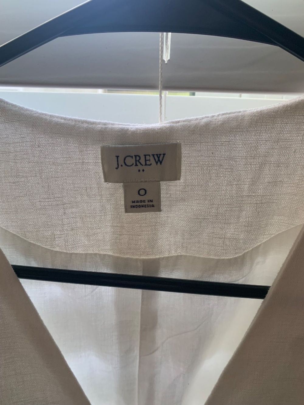 J Crew White Vest Size 0 - Picture 2 of 3